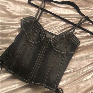 Guess Bustier Denim Too